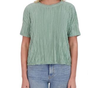 Andrew Marc Women's Plisse Top